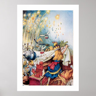 Poster Alice no País das Maravilhas da Vitória da Alice