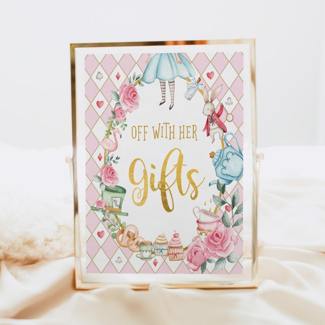 Poster Alice no País das Maravilhas DESLIGADA COM Sinal d (Criador carregado)