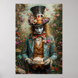 Poster Alice no País das Maravilhas do Chapeleiro Maluco 