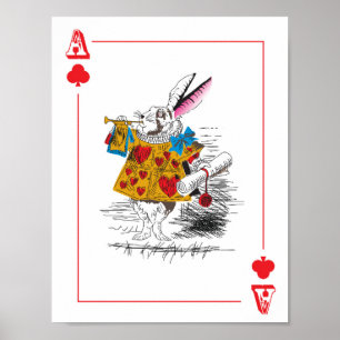 Pôster Alice no país das maravilhas - grande cartão de