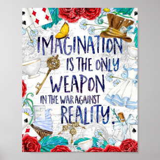 Poster Alice no País das Maravilhas - Imaginação