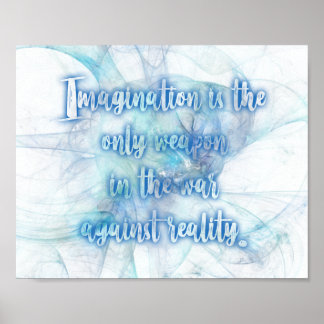 Poster Alice no País das Maravilhas Imaginação Horizontal