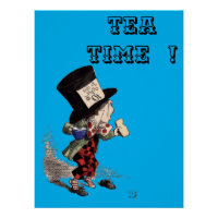 Alice no País das Maravilhas - Mad Hatter - azul-c