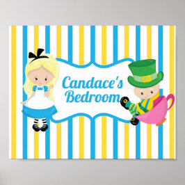 Poster Alice no País das Maravilhas, Quarto Personalizado