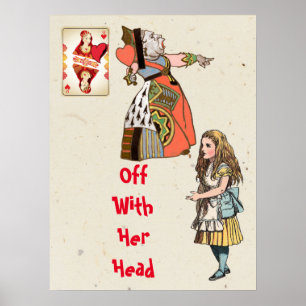 Poster Alice no País das Maravilhas - Rainha de Copas