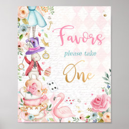 Poster Alice No País das Maravilhas - Sinal de Presente d