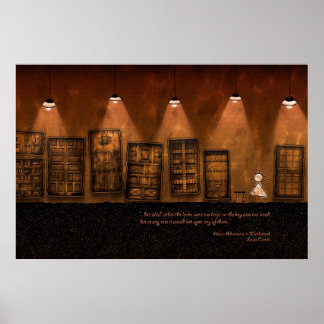 Poster Alice no País das Maravilhas - Uma Chave Ouro Pequ