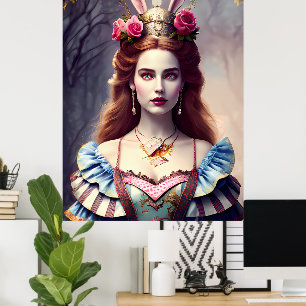 Poster Alice the Rabbit Queen