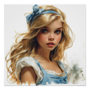 Pôster Alice's Wonderland Whimsy Delight