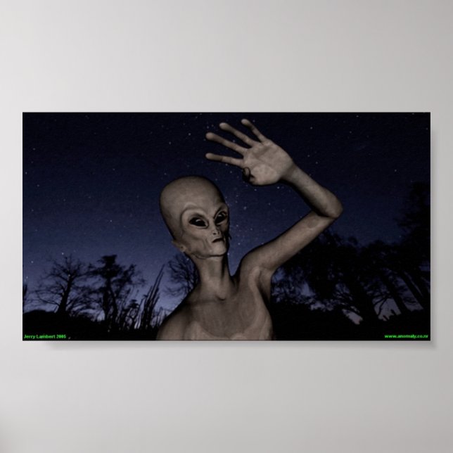 Poster alienígena (Frente)