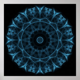 Pôster alienígena azul