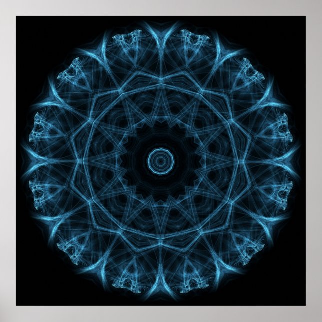 Pôster alienígena azul (Frente)