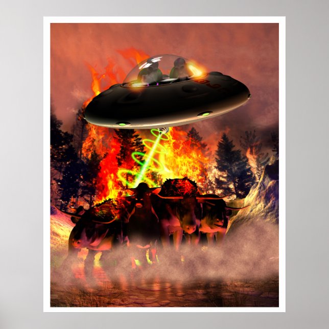Pôster Alienígena BB-Q (Frente)