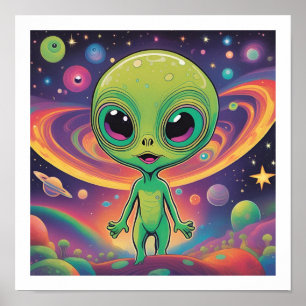 Poster Alienígena bebê