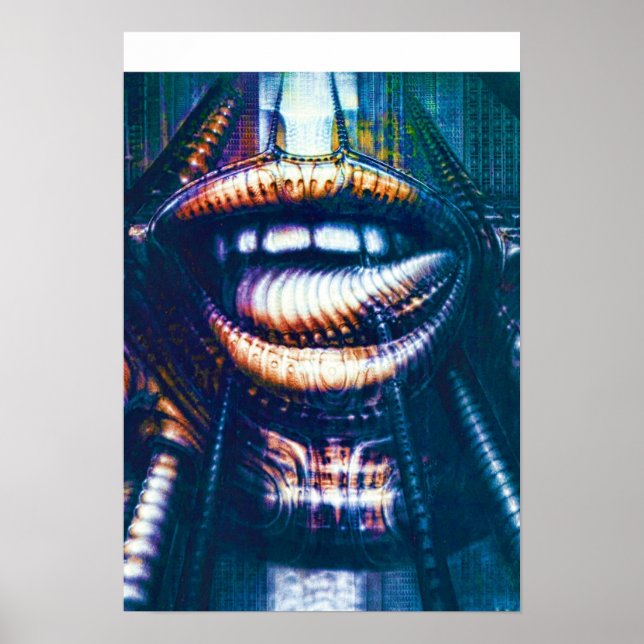 Poster Alienígena Boca H R Gigante (Frente)