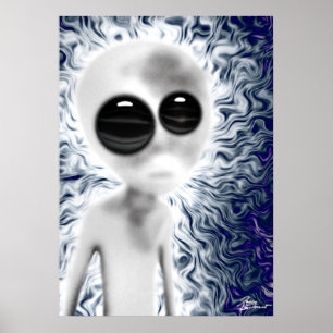 Poster Alienígena bonito