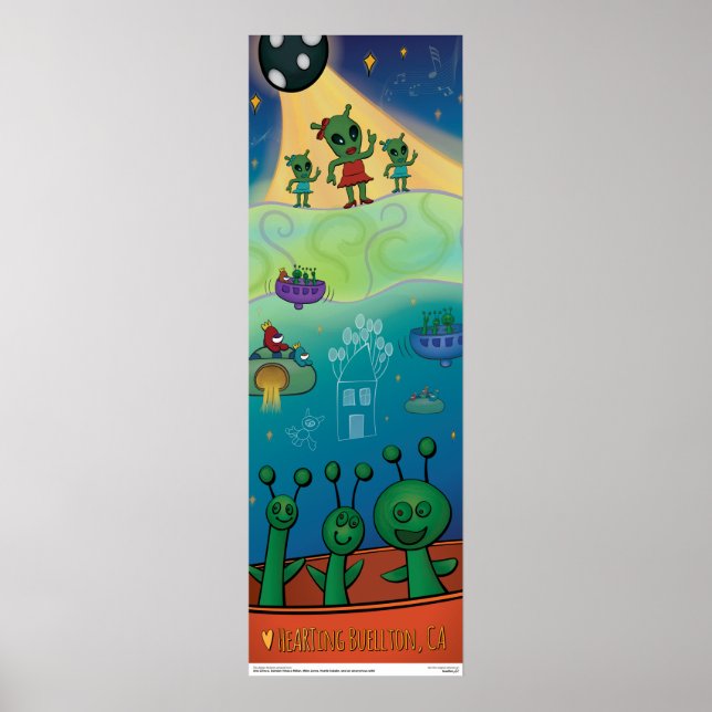 Poster - Alienígena Concert (Frente)