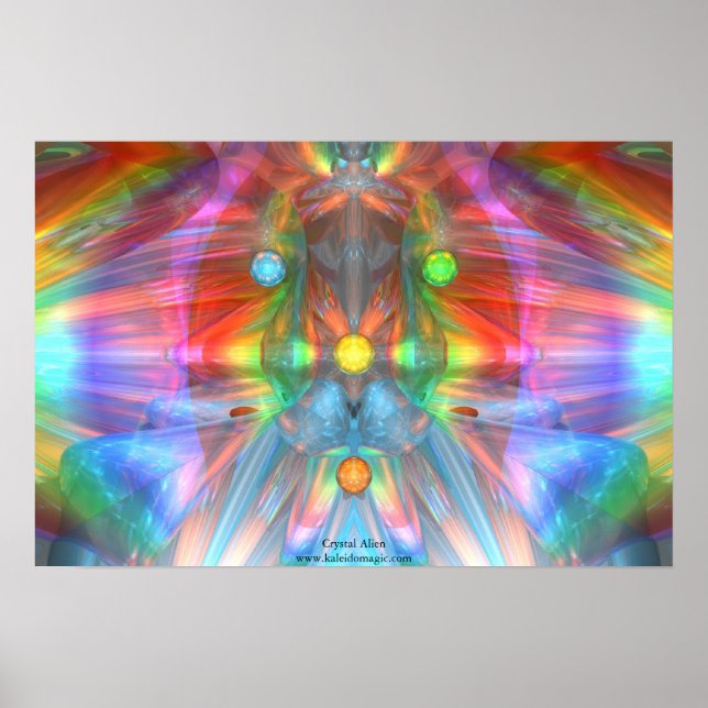 Poster Alienígena de cristal (Frente)