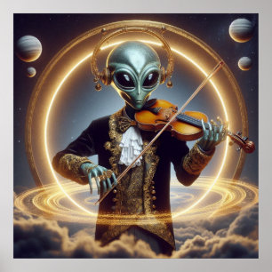 Poster Alienígena de espaço