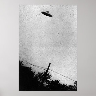 Poster Alienígena de OVNInaves espaciais extraterrestres 