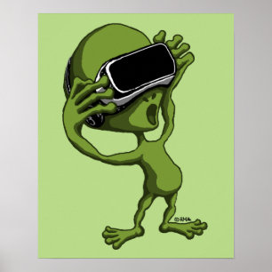 Pôster Alienígena de VR