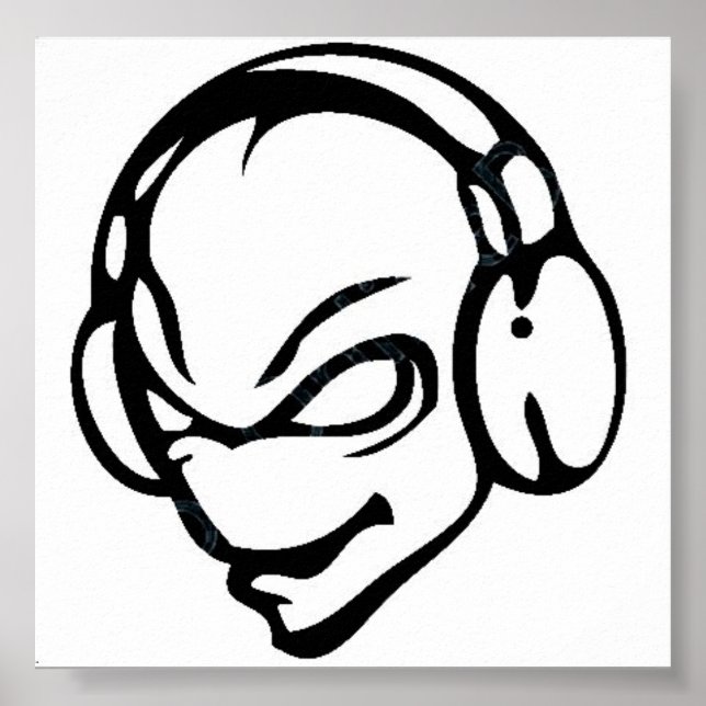 Pôster alienígena dj (Frente)