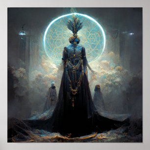 Poster Alienígena Fae 3 Fantasy Sci-Fi