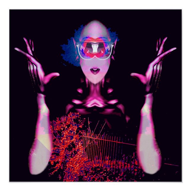 Pôster Alienígena Fantasma (Frente)