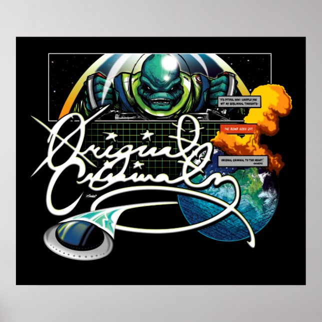 Pôster Alienígena original do Criminalz 01 (Frente)