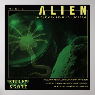 Poster ALIENÍGENA Que Ninguém Pode Ouvir Gritar