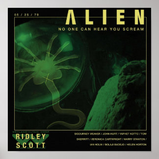 Poster ALIENÍGENA Que Ninguém Pode Ouvir Gritar