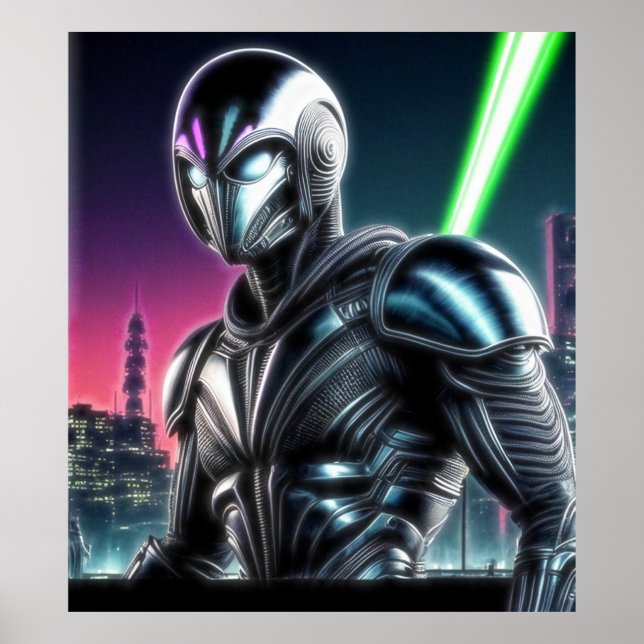 Poster Alienígena Raven 21 (Frente)