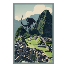 Pôster Alienígena Xenomorph Legal