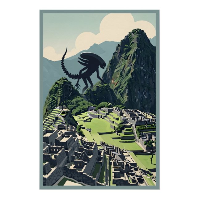 Pôster Alienígena Xenomorph Legal (Frente)
