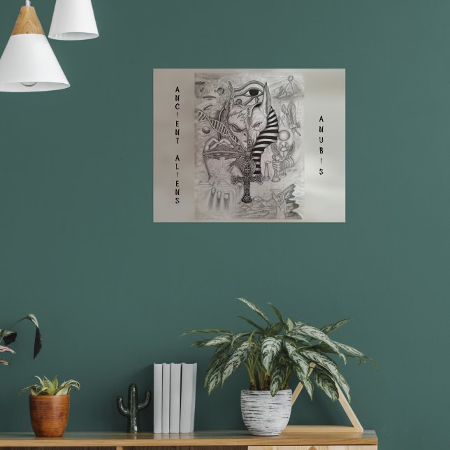Poster Alienígenas Antigos, Anúbis (Sala de Estar 1)