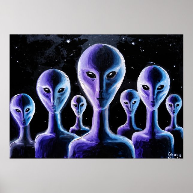 Poster Aliens (Frente)