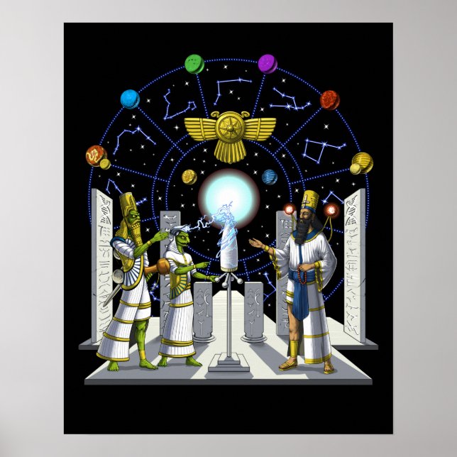 Poster Aliens Anunnaki (Frente)