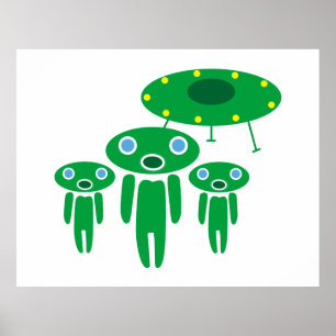 Poster Aliens arrival