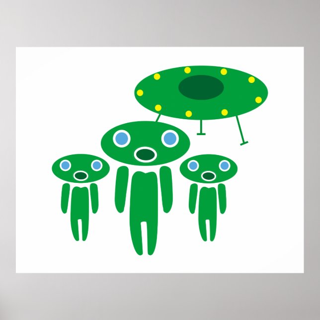 Poster Aliens arrival (Frente)