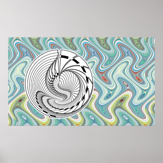 Poster Aliens dançantes ( você pode adicionar palavras ) (Frente)