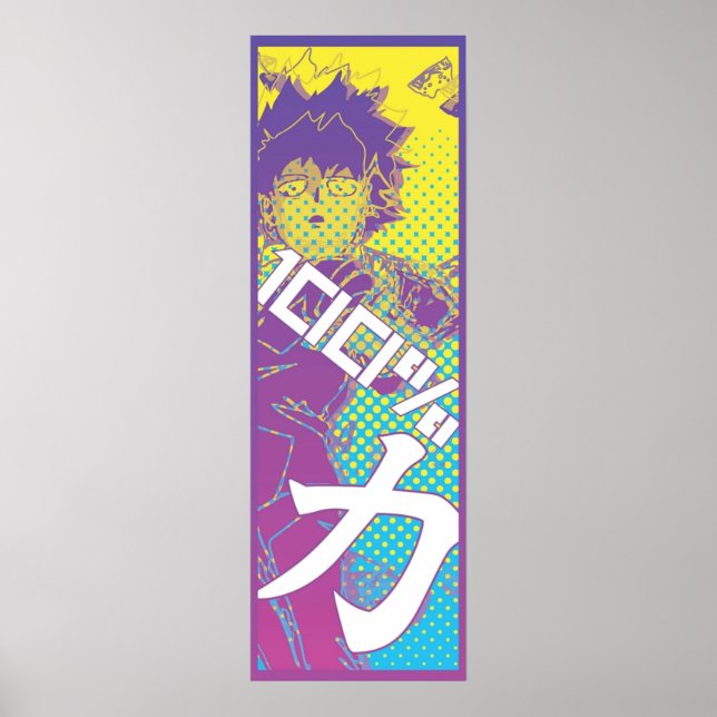 Poster Alimentação Mob Psycho 100 (Frente)