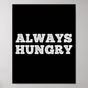 Poster Alimentação Sempre com Fome Bodybuilding Proteína 