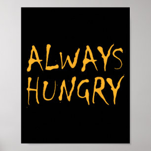 Poster Alimentação Sempre com Fome Bodybuilding Proteína
