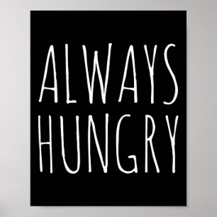 Poster Alimentação Sempre Faminto Bodybuilding Proteína M