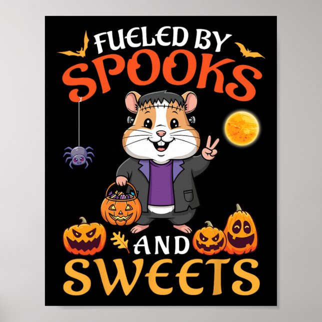 Poster Alimentados Por Manchas E Doces (Frente)