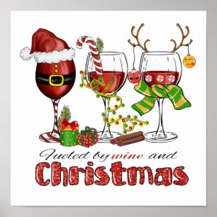 Poster Alimentados por Vinho e Natal