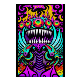 Pôster Alimentando as guerras de arte - Ken Gage Art