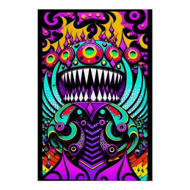 Pôster Alimentando as guerras de arte - Ken Gage Art (Frente)