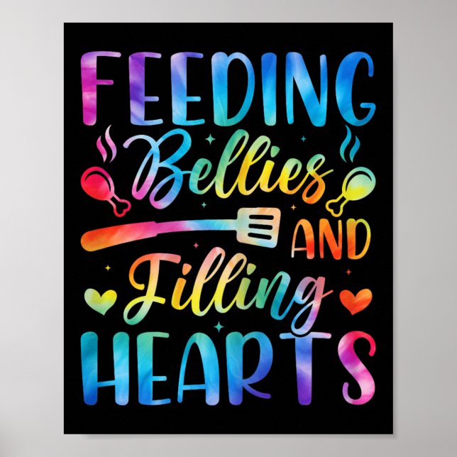 Poster Alimentando Bellies E Preenchendo Funcionarios De  (Frente)