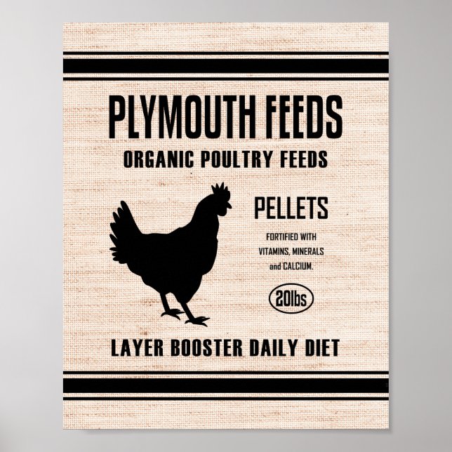 POSTER ALIMENTOS DE PLYMOUTH (Frente)